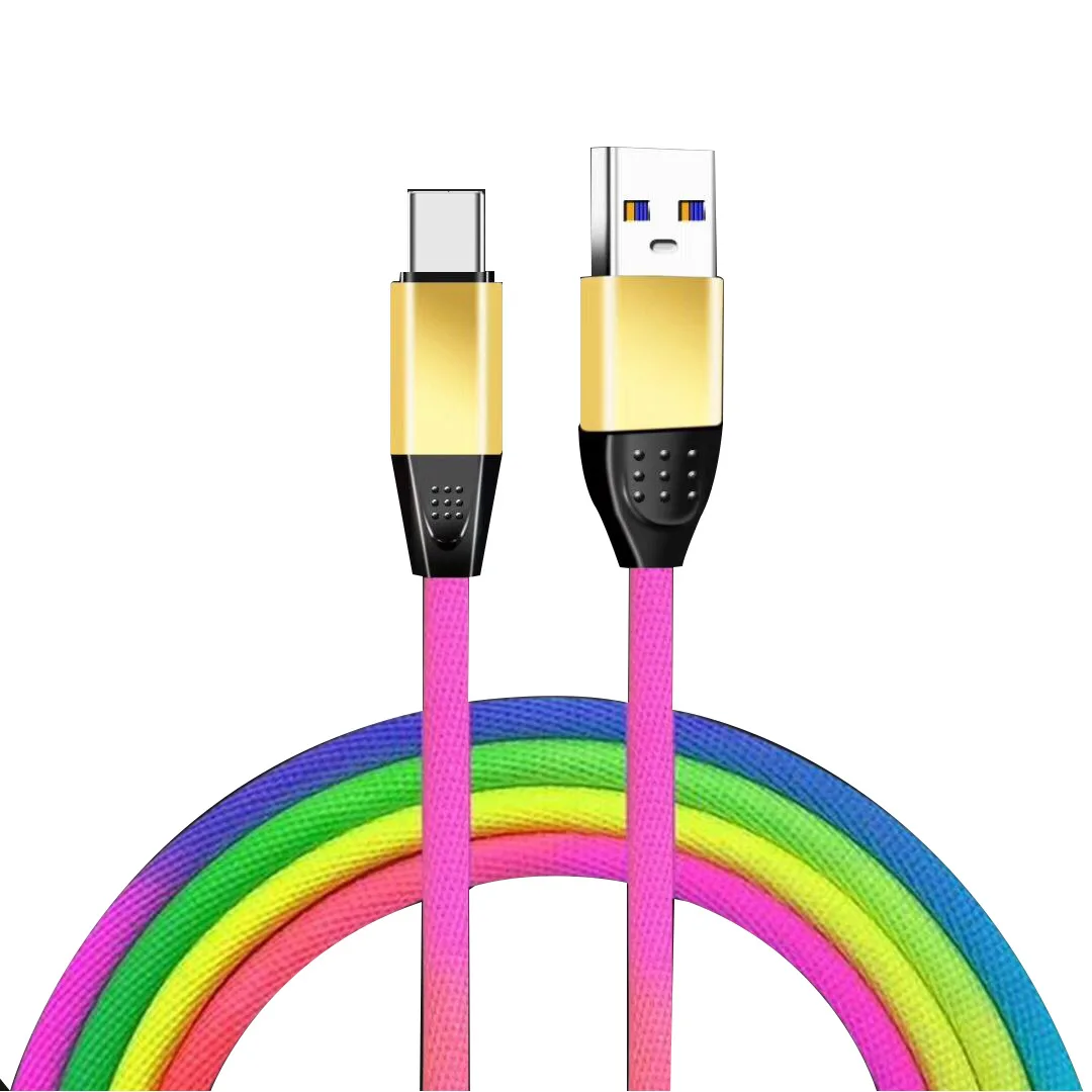 Модные Micro USB Тип Кабеля C 8 Pin кабель быстрой зарядки для передачи данных