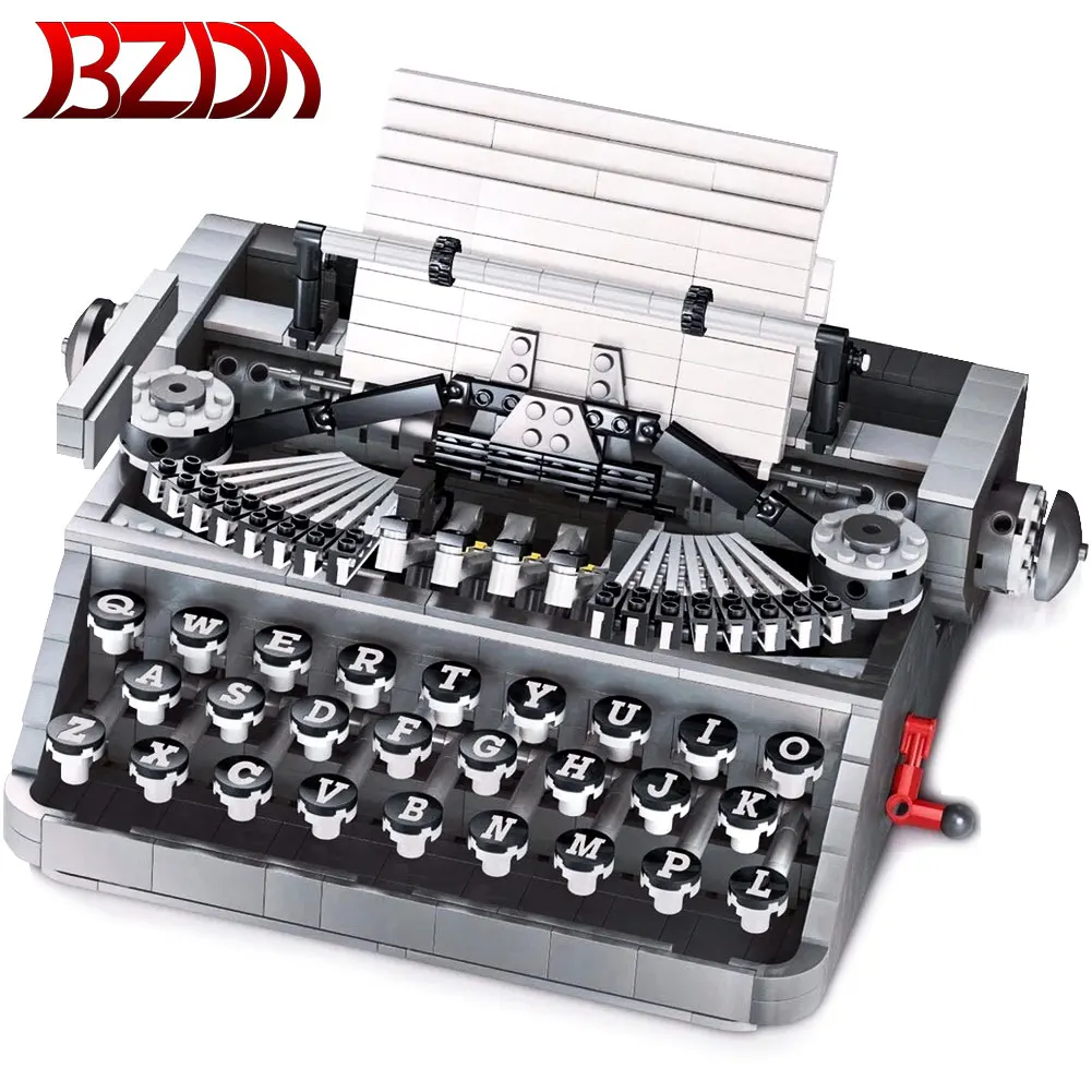Конструктор BZDA детский в стиле ретро набор строительных блоков для машинки