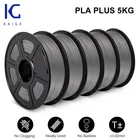 KAIGE PLA PLUS 1,75 мм 1 кгрулон 5 рулонов вакуумная упаковка Многоцветный на выбор высококачественный без пузырьков материал для 3D-печати