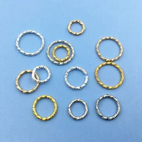 20pcs alloy simple geometric circle round rings pendant diy earrings connectors jewelry findings making handmade accessories