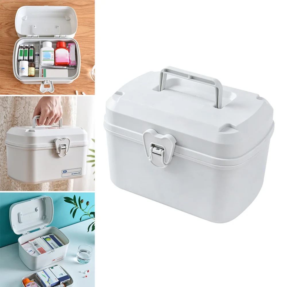 

Portable Multi-layer Emergency Medicine Case Multi-functional Medicine Box Storage Box
