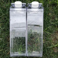 0 5l water bottle drinkware shaker sports square milk water bottle bpa free waterbottle transparent reusable water jug bottles