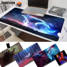 YNDFCNB Wolf Light Forest Wild High Quality Laptop Gaming Mice Mousepad Size for Deak Mat for overwatch/cs go/world of warcraft