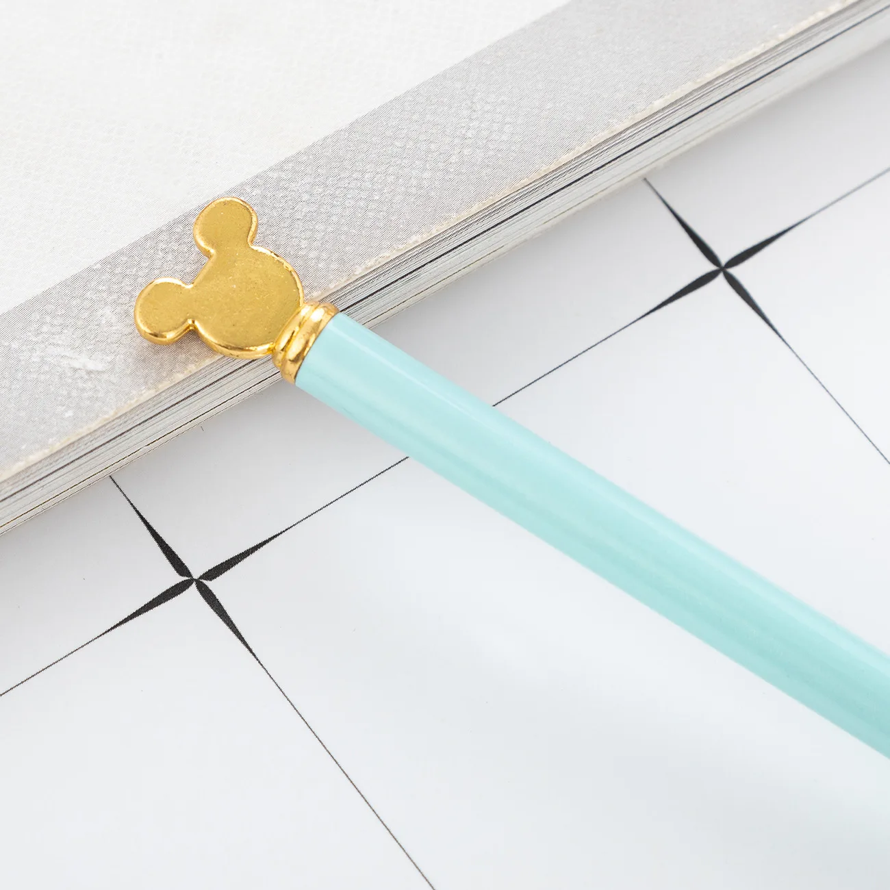 Металлические шариковые ручки с мультяшным медведем роскошные для письма
