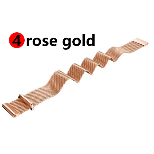 Rose gold 4 Galaxy watch 46 мм для samsung active 2 42 мм S2 S4 gear S3 frontie hauwei часы gt amazfit ремешок Bip 20 мм 22 мм браслет ремешок для часов - Цвет ремешка: Rose gold 4