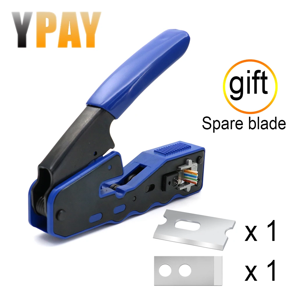 Ручной обжимной инструмент YPAY rj45 плоскогубцы для сетевого кабеля cat5 cat6 8p rg rj 45