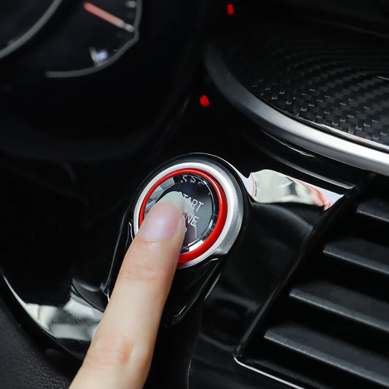 Автомобильная кнопка запуска декоративная крышка для интерьера автомобиля