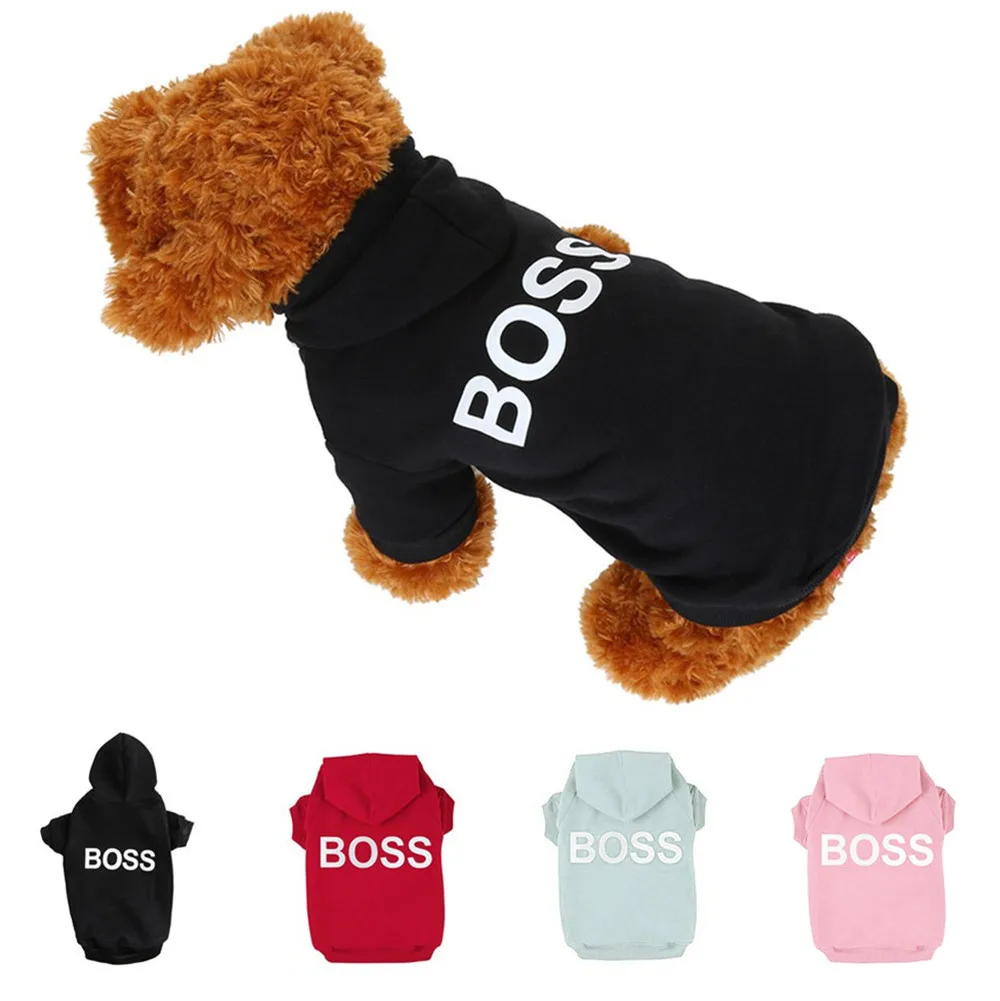 Одежда для собак с капюшоном теплые толстовки пальто для щенков Abbigliamento per cani Gatti Abbigliamento per animali domestici Fashion