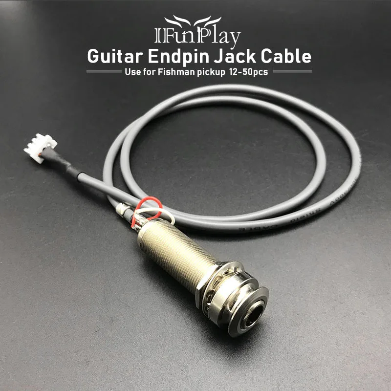 12/50 шт Акустическая гитара предусилитель Endpin Jack кабель постоянного тока 6 35 мм