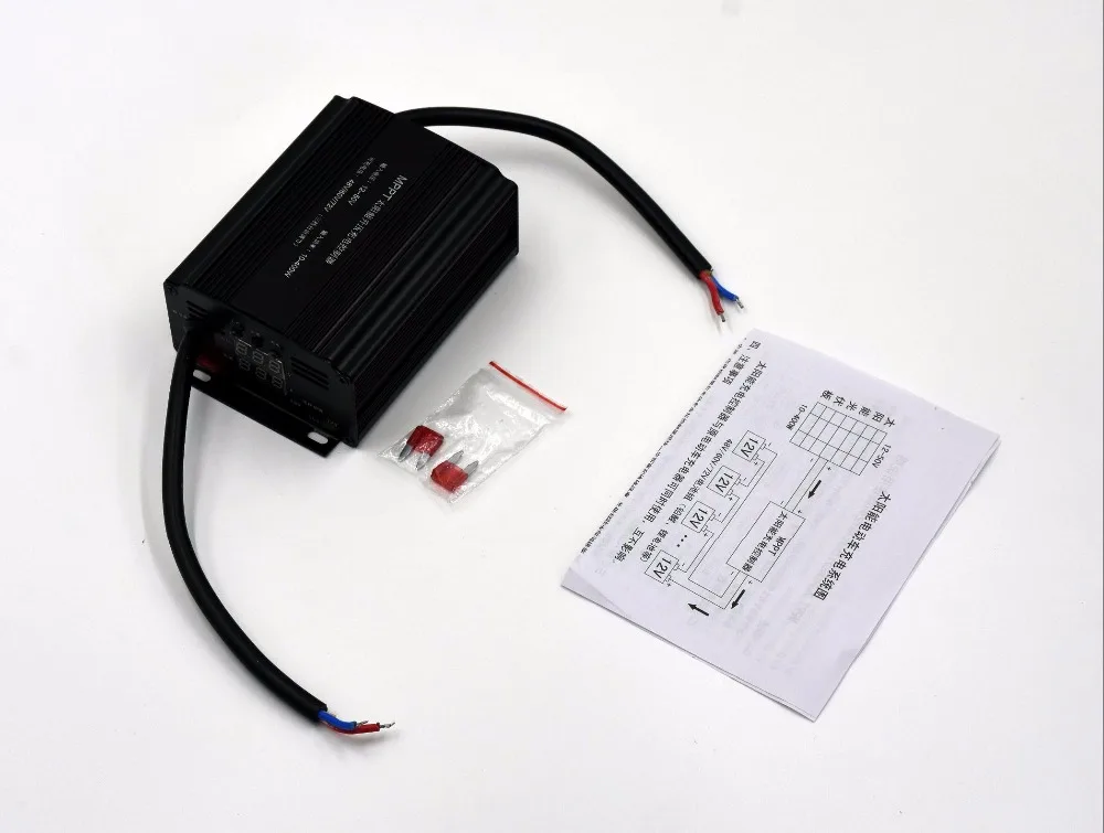 Солнечный контроллер заряда 10~ 400 Вт, DC12-50V boost до 48 В/60 в/72 в, ампер/напряжение двойной дисплей, для электрического велосипеда, трехколесный велосипед