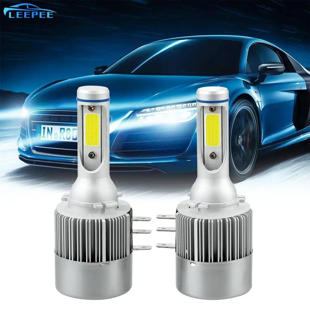 

Светодиодный Светодиодная лампа H15 LED COB, автомобильная лампа 18 Вт, 6000 лм, автомобисветильник лампа на голову, лампа для преобразования дальн...
