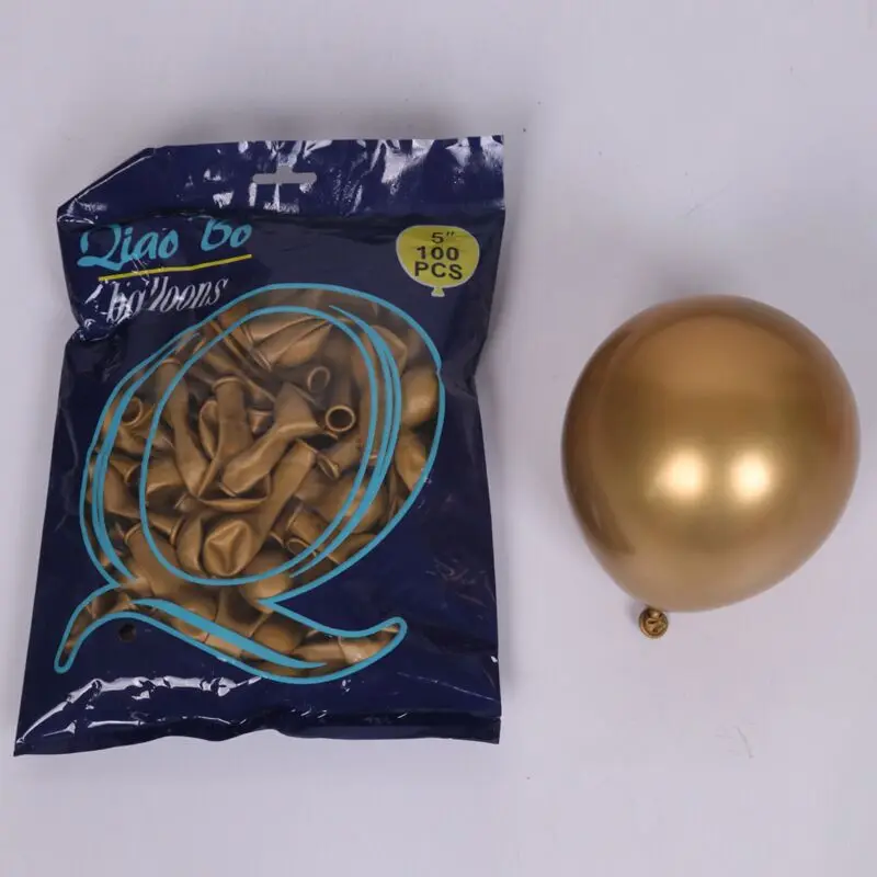 

112pcs Pastel White Chrome Metallic Gold Latex Balloons Garland Kit Valentines Day Wedding Baby Shower BirthdayHome Decorations