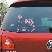 takara tomy hello kitty car rearview glass stickers car window stickers personality cartoon creative car decoration stickers