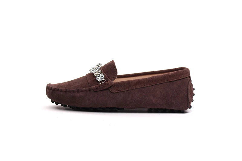 genuine cowhide leather women shoes Female Casual Fashion Flats Spring Autumn driving shoes women leather loafers