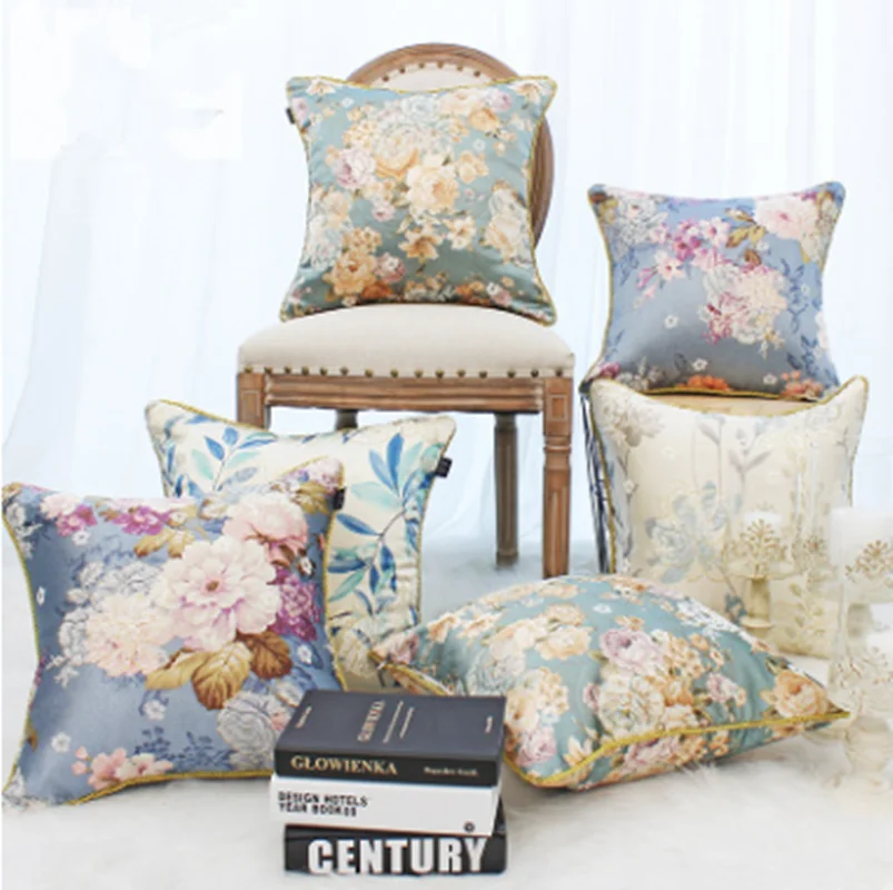 Новое поступление 2020 цветной чехол для подушки сатиновый материал квадратная