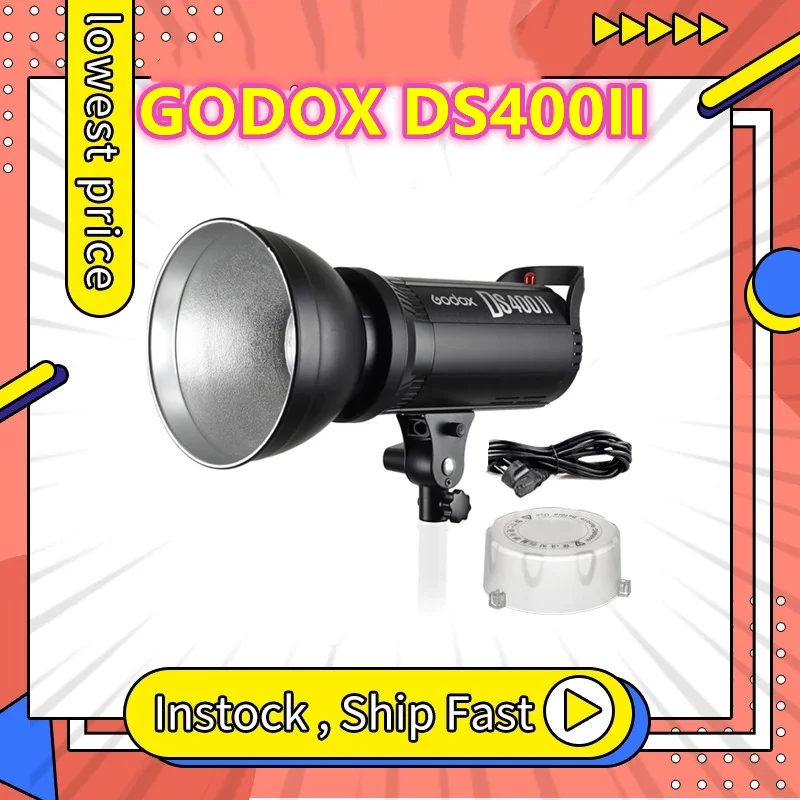 Вссветильник Godox DS400II 400Ws GN76 Bowens Mount для студийной фотосъемки | Электроника