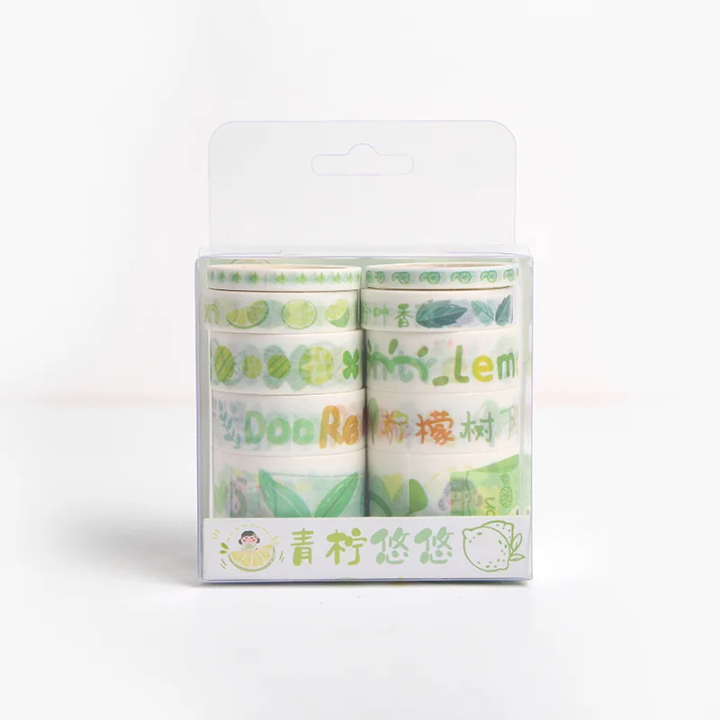 18 10 шт./компл. лента washi кактус washitape звездное небо изоляционная лента Kawaii материал Эсколар Скрапбукинг washi papelaria - Цвет: 18