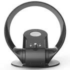 Вентилятор 2021 без лопастей, с функцией естественного ветра и регулировкой скорости, без лопастей, для дома и офиса, складной, с функцией удаленного времени, 12 дюймов