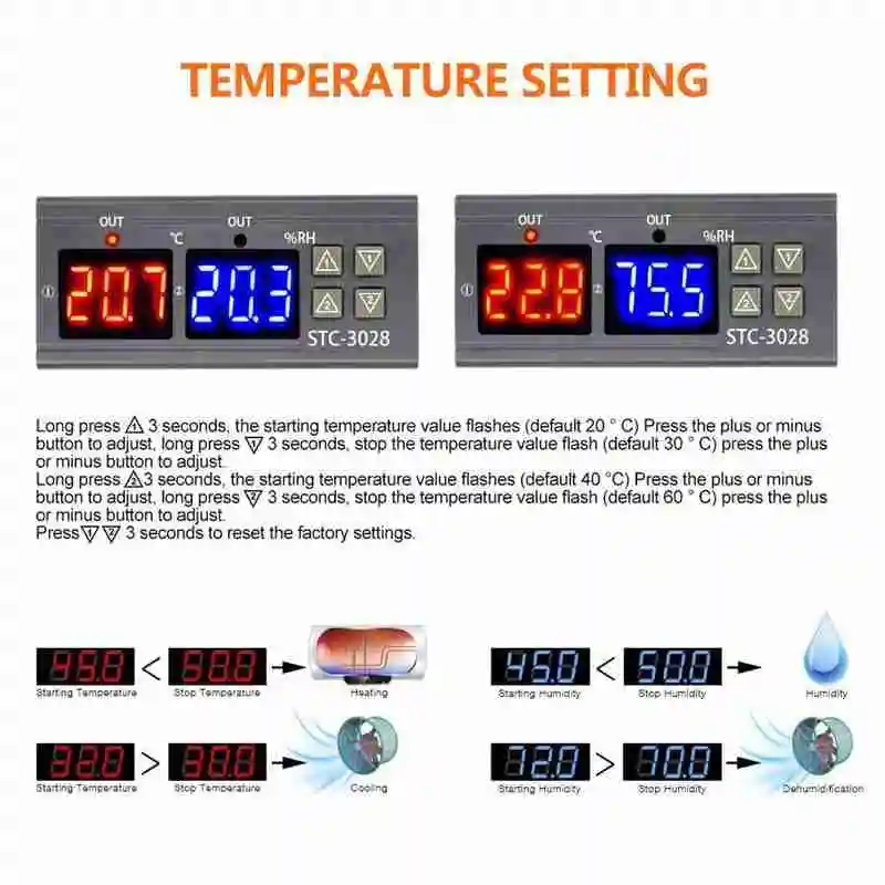Термостат для домашнего холодильника цифровой контроллер температуры и