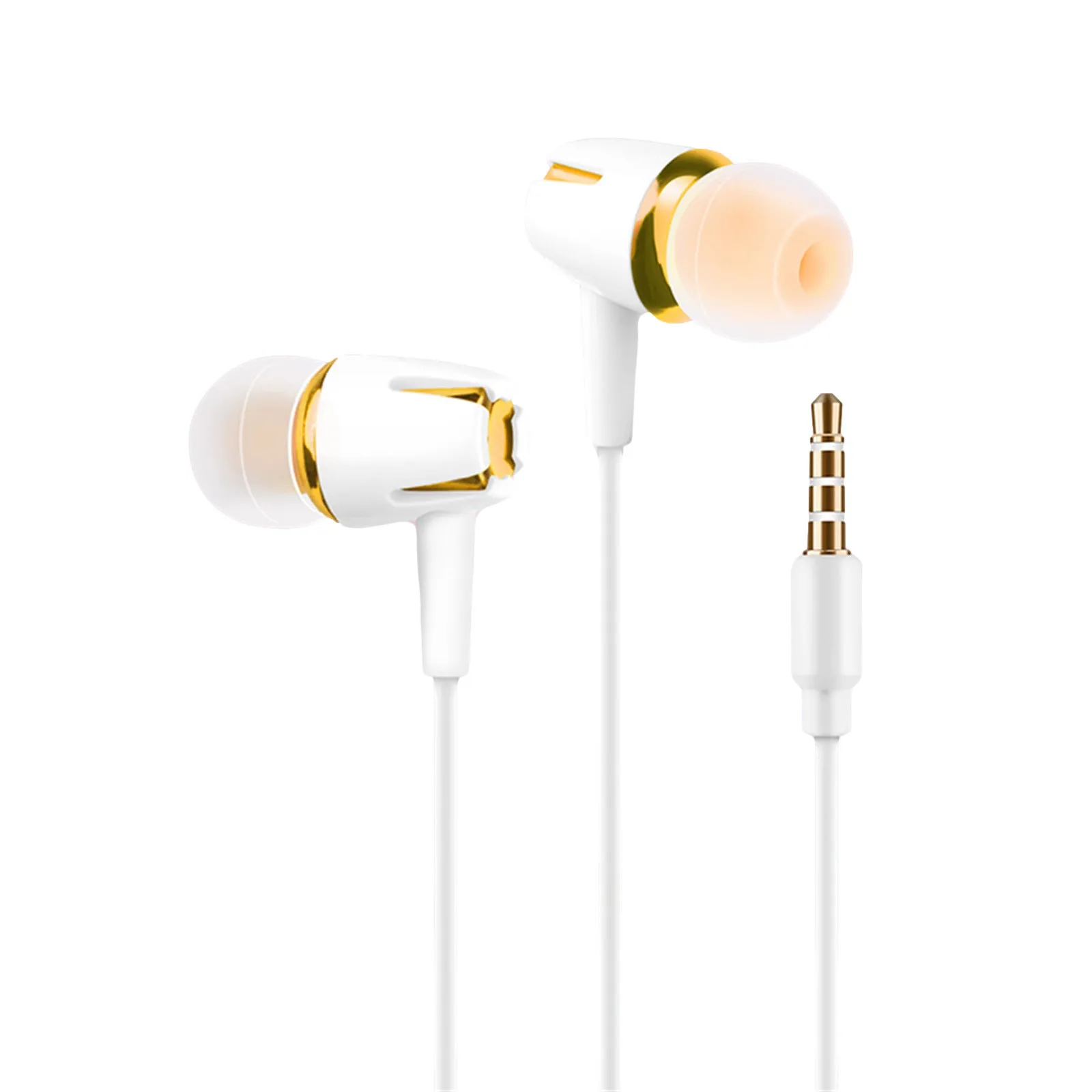 Проводные светящиеся наушники с высоким басом двойным приводом Hi-Fi стерео