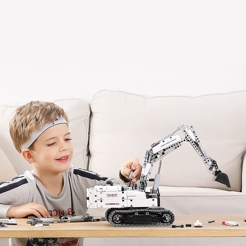 Конструктор Xiaomi MITU инженерный экскаватор игрушки для детей подарок консоль