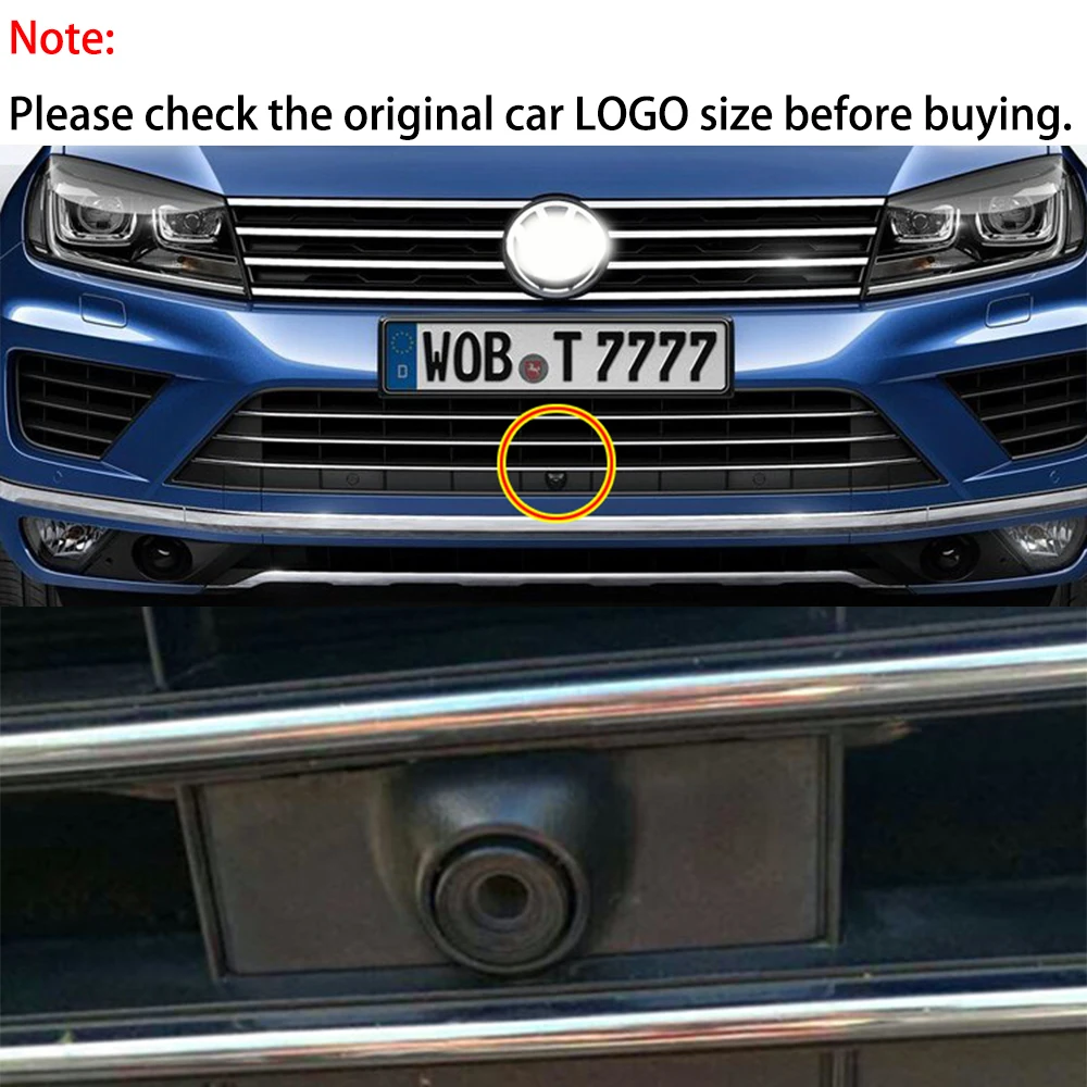 ZJCGO CCD HD автомобильная парковочная камера с логотипом для Volkswagen Touareg 7P 2010 2011 2012 2013