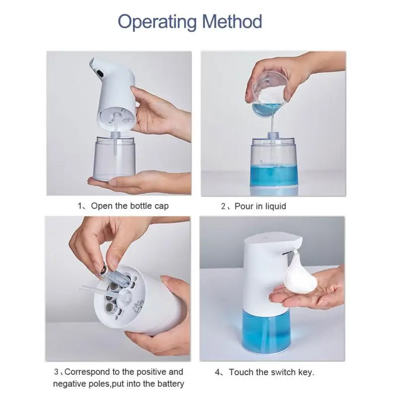 Машина для автоматического создания мыла бесконтактная вспененная и обладает ИК