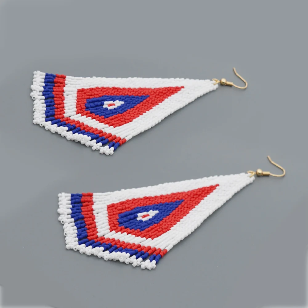 Женские серьги-подвески Go2Boho Miyuki модные геометрические серьги в стиле бохо