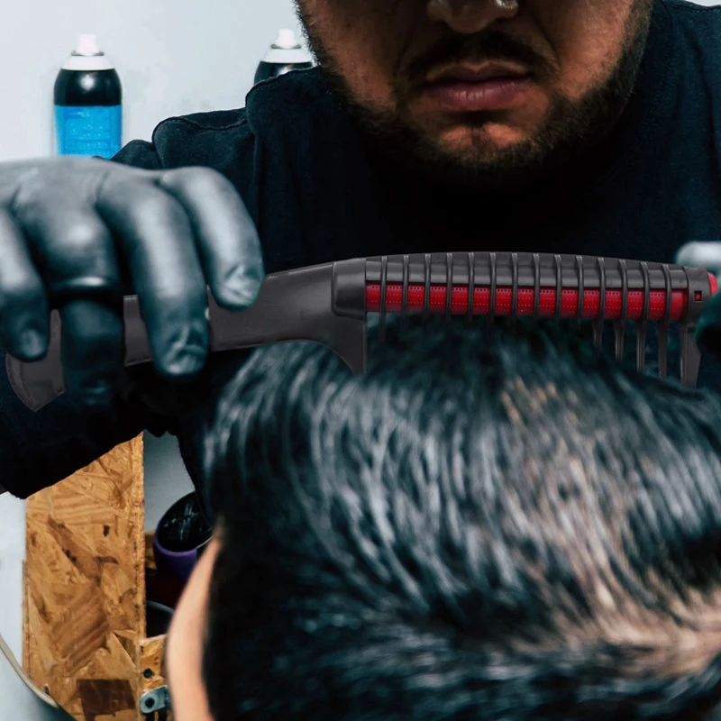 

2 Pcs Anti-Hair Loss Roller Comb Hair Hairbrush Hairdressing Comb Hair Brush Tool 23.5X5.2Cm & 16X5.6X1.3Cm