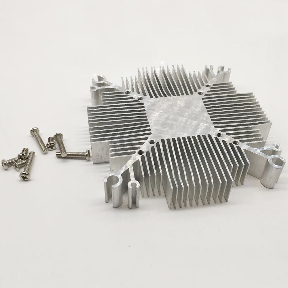 20 Вт 30 50 алюминиевый монолитный блок светодиодов радиатор для охлаждения сделай