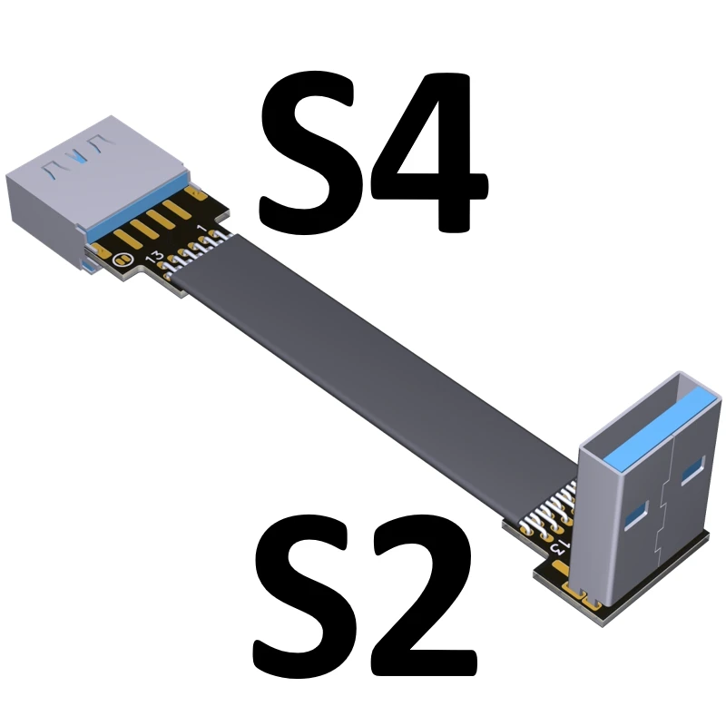 Кабель USB 3 0 плоский Удлинительный usb кабель для передачи данных Папа мама