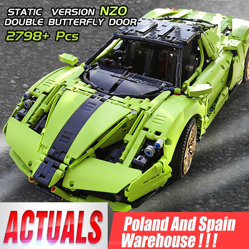 Пресс форма для King 13074 высокотехнологичного автомобиля 1:8 совместим MOC 46921 Ferraried