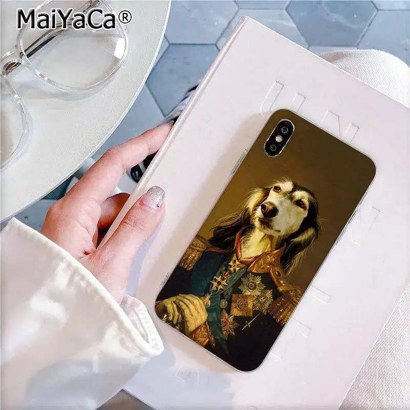 MaiYaCa Italia русский MonaLisa арт любовь к своему Толстому коту собаке чехол для телефона для iPhone 11 pro 8 7 6 6S Plus X XS MAX 5 5S SE XR