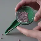 Сеялка для растений, 5 пилок, регулируемый ручной сеяльник, сеялка для цветов, травы, многофункциональный дозатор для сада, маленький инструмент