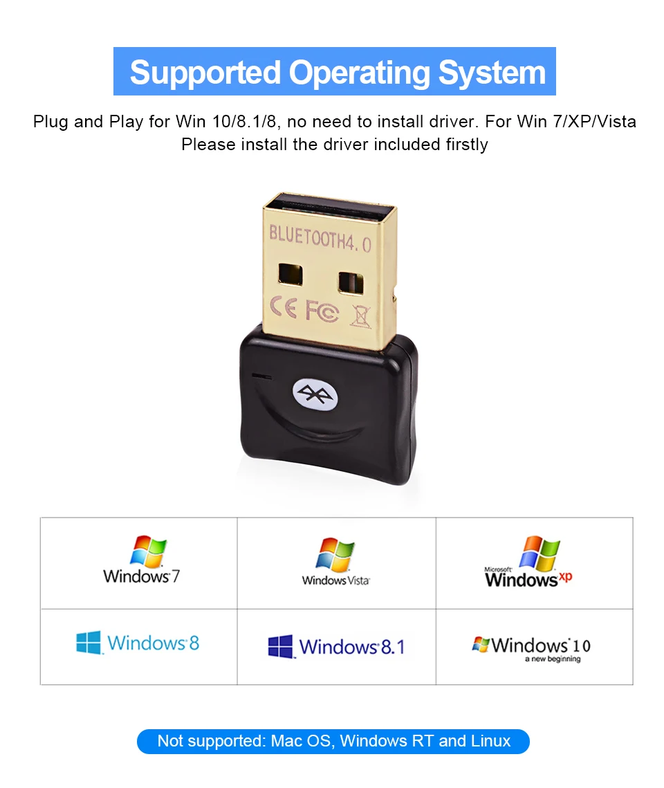 Мини Bluetooth ключ EASYIDEA беспроводной usb адаптер 4 0 передатчик CSR 3 Мбит/с 20 м Windows