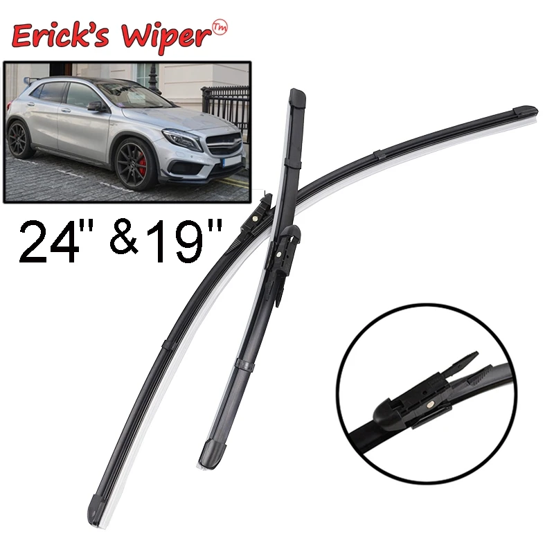 

Erick's Wiper LHD Front Wiper Blades For Mercedes-Benz GLA-Class X156 2013 - 2015 Windshield Windscreen Front Window 24"+19"