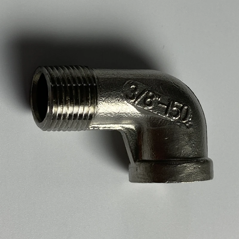 

3/8 "BSP женский и мужской резьба 316 304 нержавеющая сталь 90 градусов колено трубы фитинг Соединительный адаптер