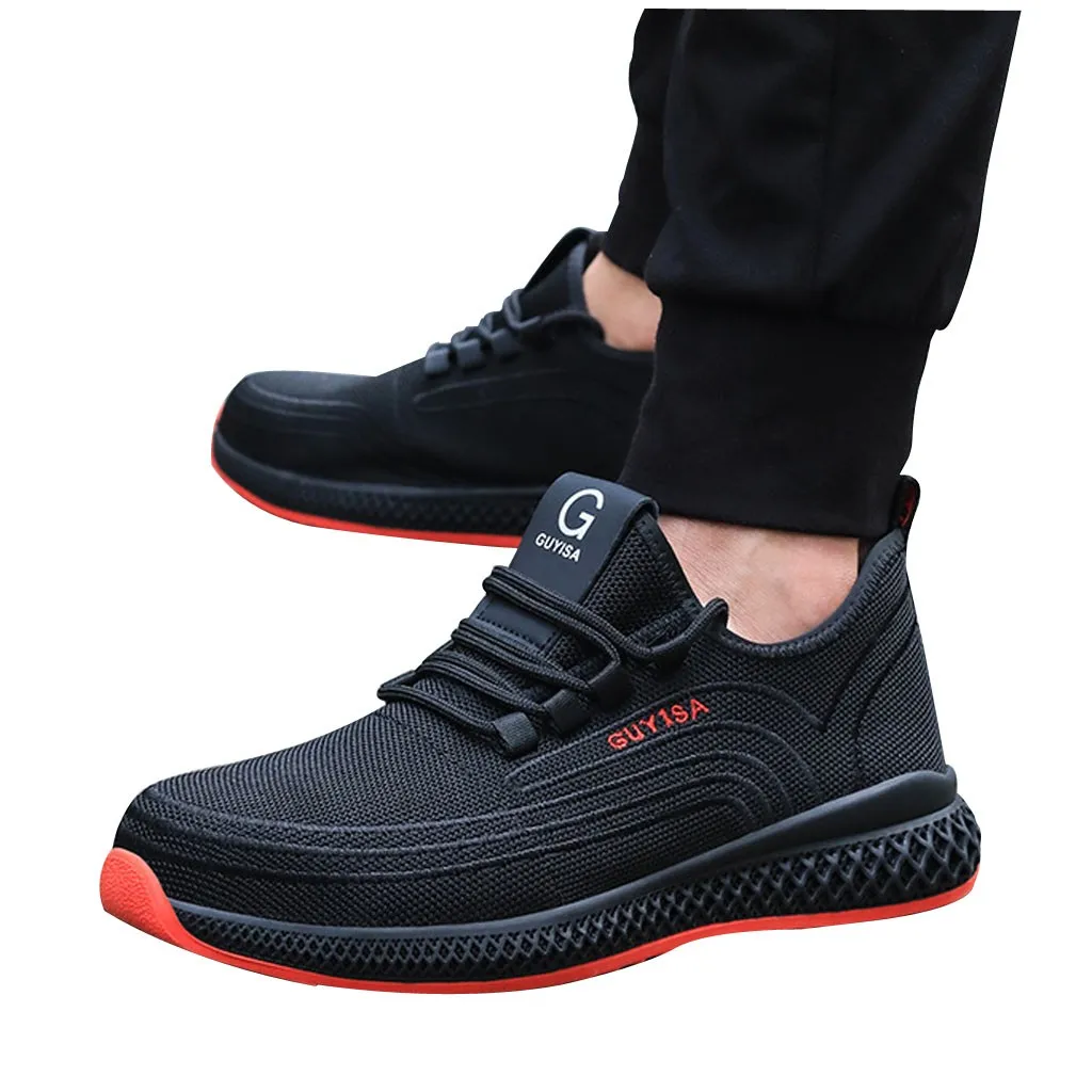 Мужские защитные ботинки для отдыха со стальным носком Рабочая обувь кроссовки