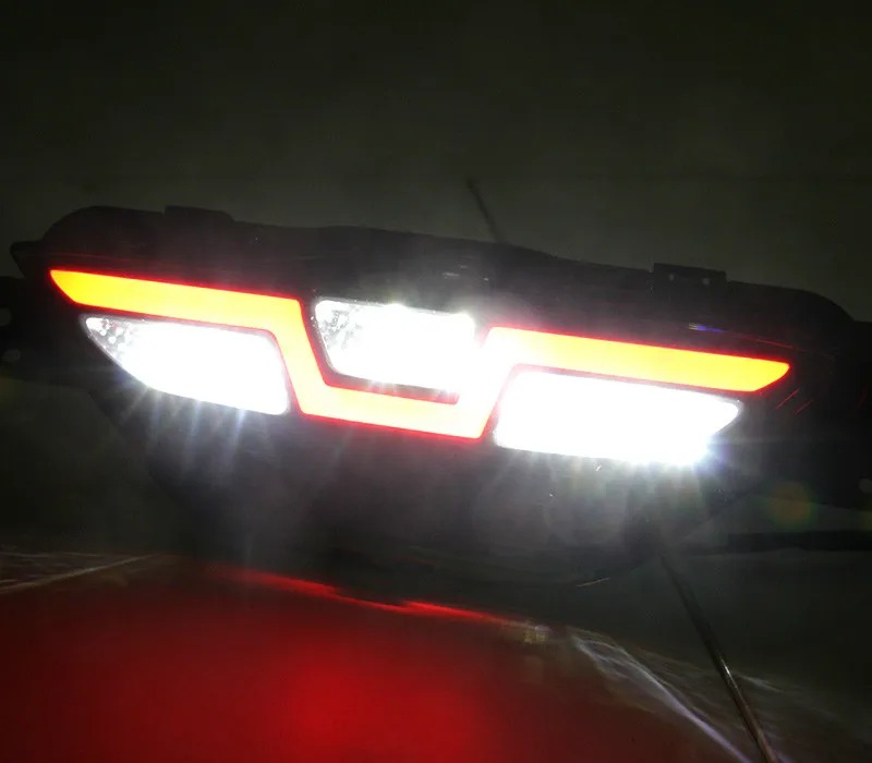 

Дневные ходовые огни для Toyota, дневные ходовые огни для заднего бампера, противотуманные фары, Предупреждение п светильник, 1 комплект