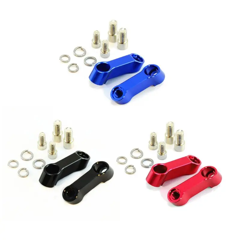 

1Pair Aluminum Motorcycle Rear Mirrors Extension Riser Mirror Extend Adapter