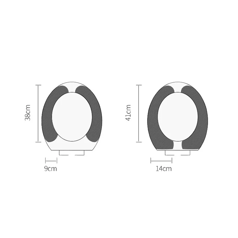 Универсальный чехол на сиденье унитаза мягкий наклейка моющийся подогреватель