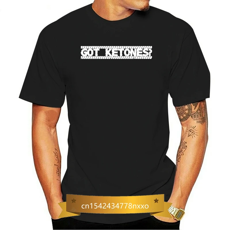 

Men's LCHF Keto Diet Got Ketones t shirt Customized Short Sleeve size S-3xl Vintage Fitness New Fashion Spring Pattern shirt