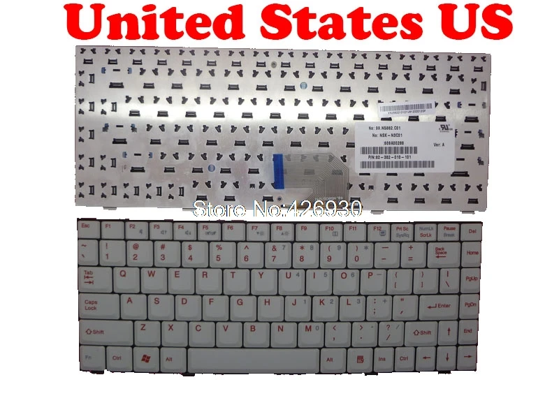 Клавиатура для ноутбука NSK N3A01 99.N5582.A01 82 382 010 000 N3C01 99.N5882.C01 101 США|us keyboard|laptop keyboardkeyboard