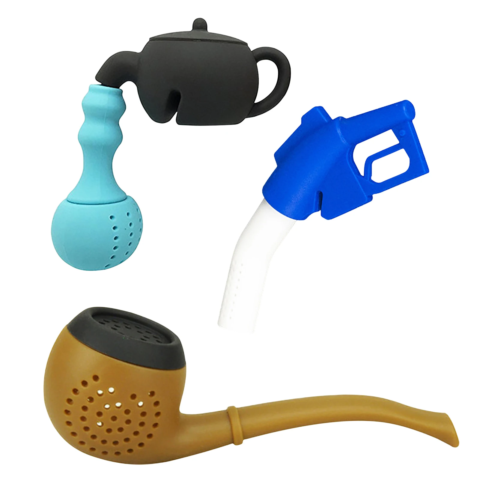 

Silicone Tea Strainer Tea Infuser Pipe Filter Diffuser Loose Tea Silicone Strainer Tea Infuser Filter Brewing Making Teapot