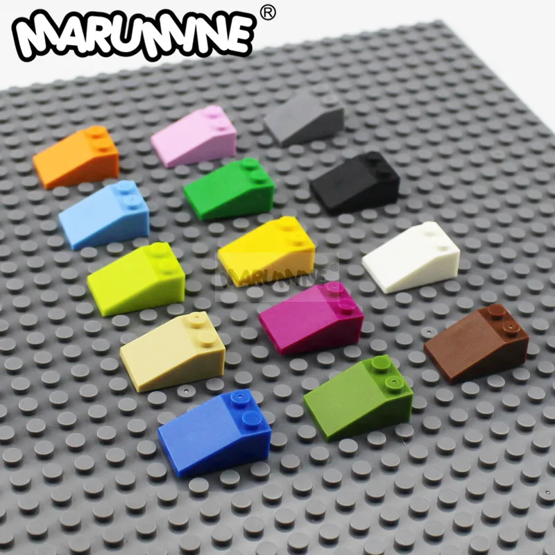 MARUMINE склон кирпич 33 3x2 блоки игрушки MOC совместимая образовательная игрушка