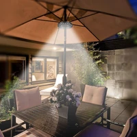 led parasol umbrella light for home garden yard grass terrace decor terraza decoracion festive party camping lighting decor