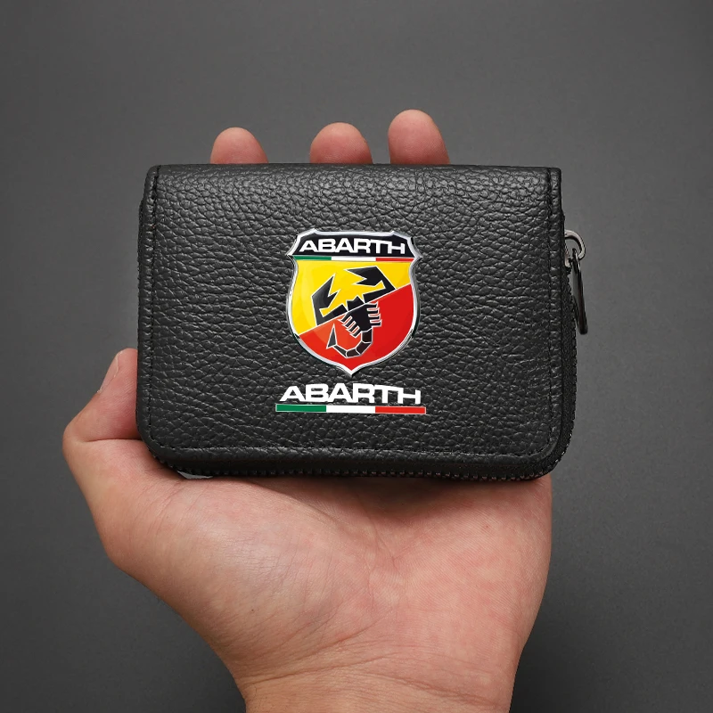 Автомобильная сумка из натуральной кожи визитница для водительского