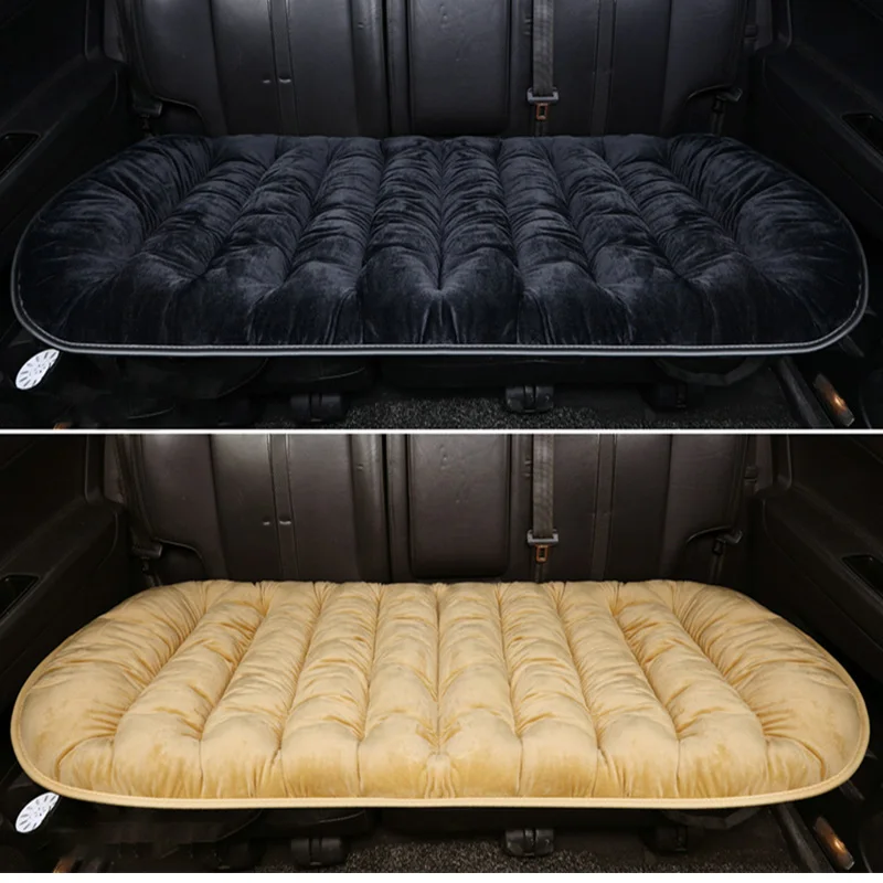 

Теплая зимняя подушка на сиденье автомобиля, толстая, короткая, плюшевая, универсальная, 3 цвета, утолщенные автомобильные аксессуары