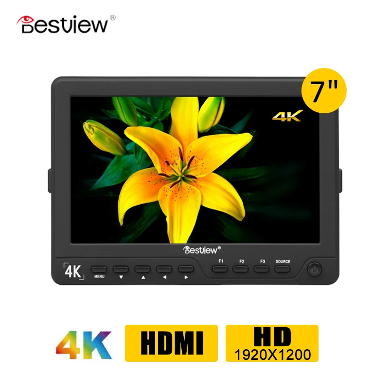 Монитор Bestview S7 7 дюймов HDMI 1920X1200 4K Full HD IPS для камер Sony GH4 Canon Nikon Fujifilm - купить по