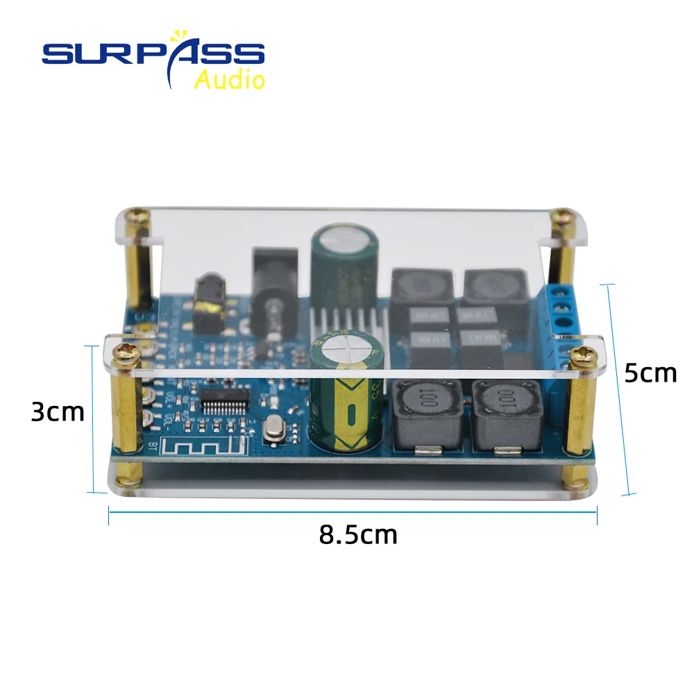 Цифровой модуль усилителя мощности с Bluetooth 2-канальный стерео звуковой приемник